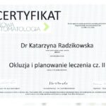 Certyfikat nowa stomatologia